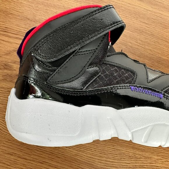 Rare Nike Air Jordan 6 Rings Toddler Boys 3Y Athletic Shoes Black Red DQ8432-001 - Picture 5 of 9